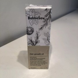 BabboSow Natural Hair Growth Oil 2.11 Fl Oz