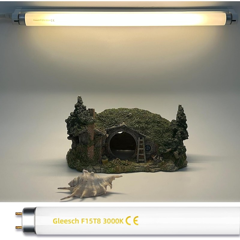 15W 18" T8 Fluorescent Linear Tube Bulb F15T8/WW Warm White