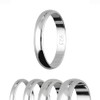 Treuheld® 925 Sterling Silver Ring in 48 Sizes, Sterling Silver,