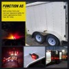 Nilight 2x LED Trailer Fender Light Clearance Marker Lights for