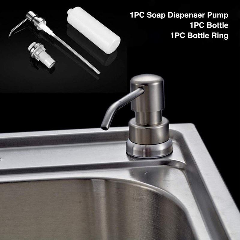 Soap Dispenser for Kitchen Sink, Counter soap Dispensers Refill, Built