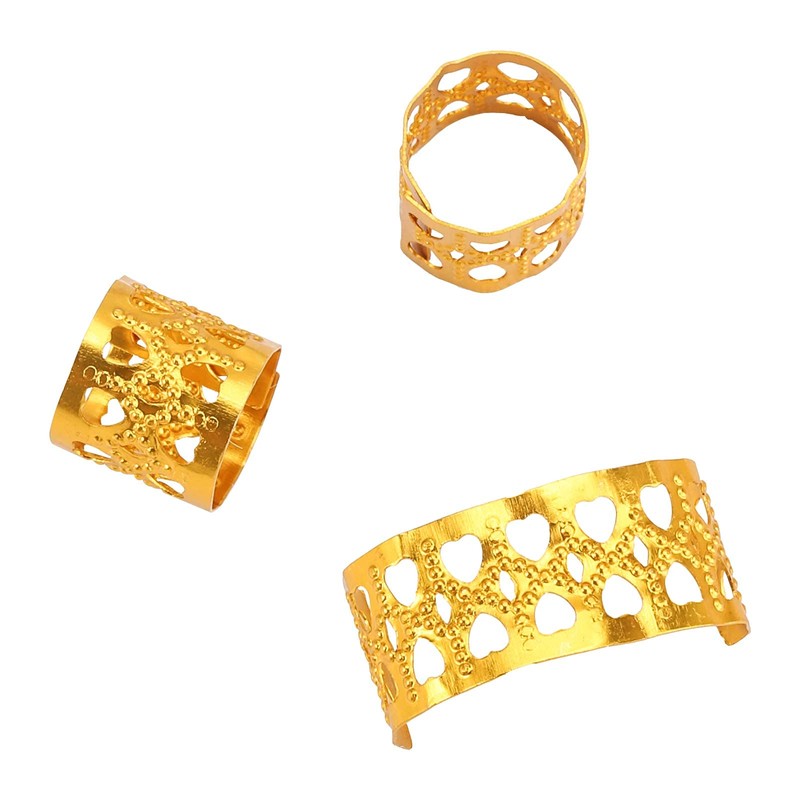 200 Dreadlocks Beads Hair Braid Rings Clips Dread Locks Hair