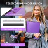 WOT I Telescoping Project Organizer 2-Pack, Refillable 3 Ring Binder