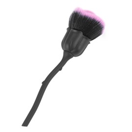 2X Nail Dust Brush Brush Nail Art Cleaning Brush Blush Powder Brush(Black)