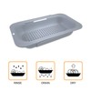 Fousenuk Extendable Strainer Basket Over the Sink Grey, Strainer for