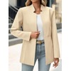 Cicy Bell Womens Business Casual Blazer Long Sleeve Open Front