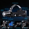 Sinvimes 3000 Lumen LED Rechargeable Headlamp, 95H Long Battery Life