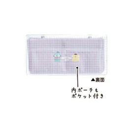 Sanrio Characters [Pen Pouch] Clear Pencil Case / Mugyutto Purple New Entrance Sanrio, Casual