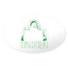 CafePress Hacker Computer Code Hacking Cybersecurity Sticker Oval Car Bumper