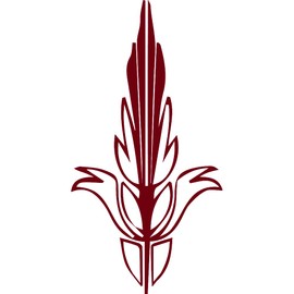 Transparent Decal Stickers of Floral Lily Pinstripes (Burgundy) Premium Waterproof Vinyl Decal Stickers for Laptop Phone Accessory Helmet Car Window Mug Tuber Cup Door Wall Deco ANDSKUS508784RE080322