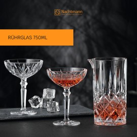 Nachtmann Mixing Glass, Crystal Glass Mixer, Clear, Noblesse Collection, Perfect Shaker for Cocktails, Professional Bartender's Beaker & Mixing Pitcher