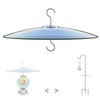 13" Glass Rain Cover for Bird Feeder Outdoors - Baffle