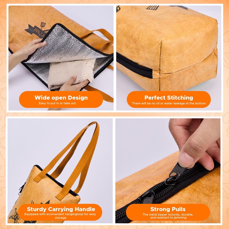Reusable BBQ Blanket for Resting Meat - Insulated Smoker Grilling