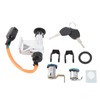 Ignition Switch Assembly Stainless Steel for Chinese GY6 Electric Scooter