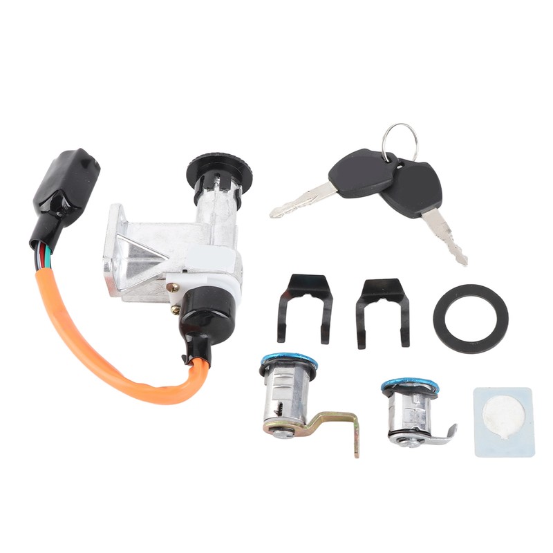 Ignition Switch Assembly Stainless Steel for Chinese GY6 Electric Scooter