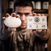 ABBATE Y LA MANTIA: Milk Soap with Coffee Beans -