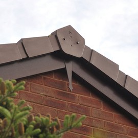 Black Ash Roofline Apex Fascia Bargeboard Finial PVC-u Cover Trim