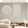 Jilron Adhesive Curtain,100% Blackout Curtains, No Drilling, Suitable for Multi-Scenes