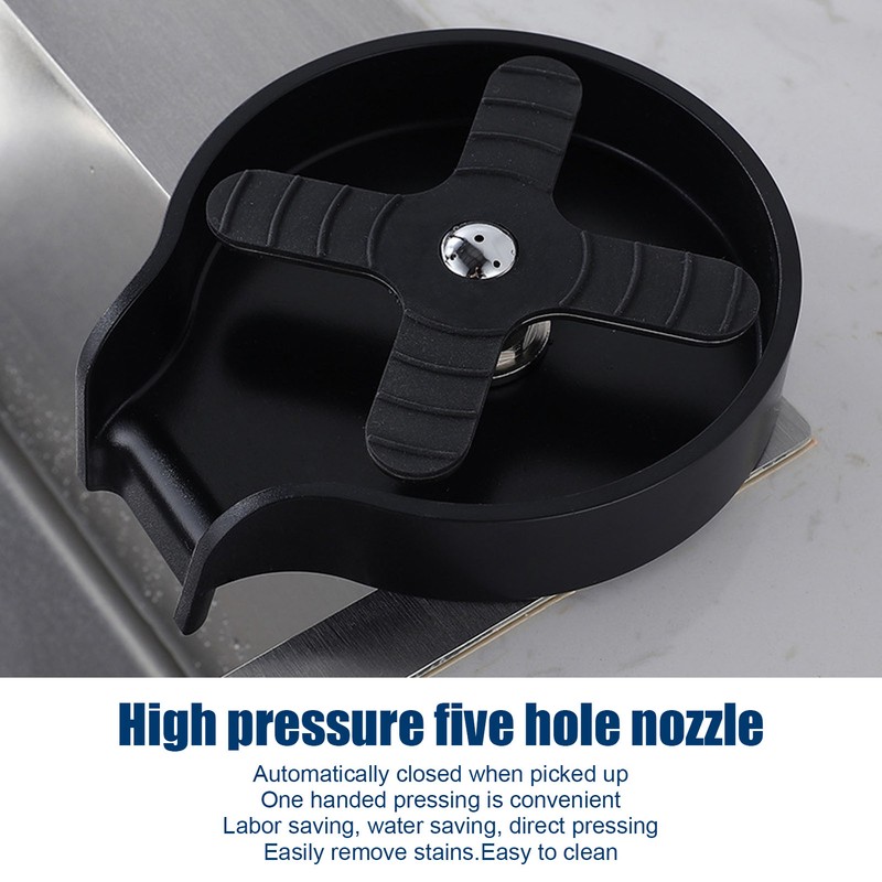 Cup Washer Crossed Embedded High Pressure Automatic Glass Rinser with