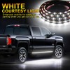 Truck LED Running Board Lights Amber Side Marker Kit, White