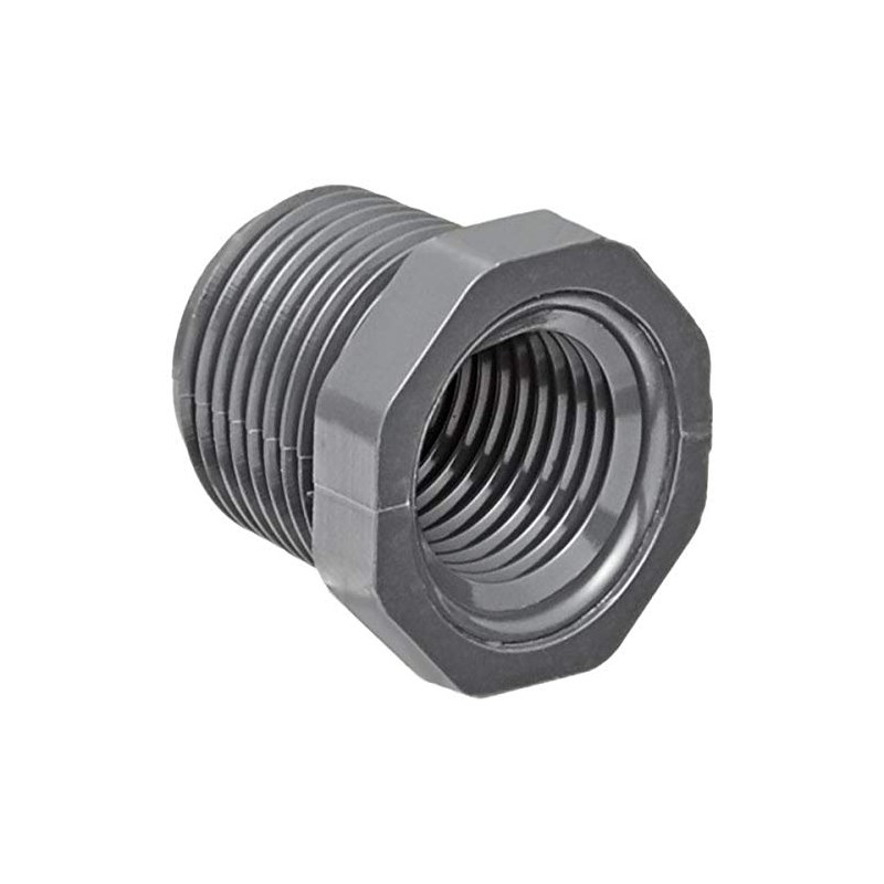 Spears 839 Series PVC Pipe Fitting, Bushing, Schedule 80, 2"
