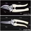 YuBu-Tech Pruning Shears Scissors,Stainless Steel Straight Blade&Bypass Pruning Shears for