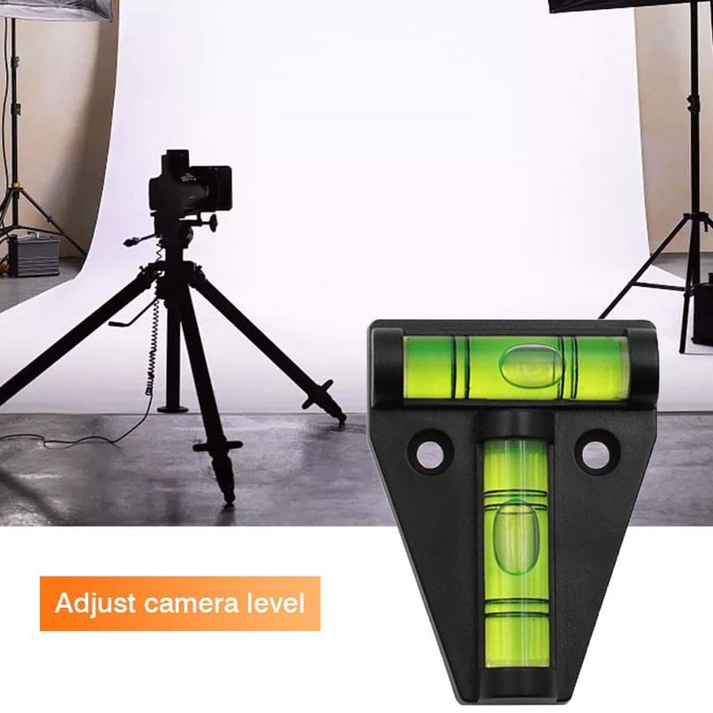 Mini Spirit Level for Caravan and Motorhome Levelling, Black, Portable