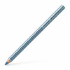 Faber-Castell Jumbo Grip Coloured Pencils Blue Metallic Pack of 12