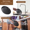 2 Pcs Non-Stick Round Pizza Pan, 10in Deep Thickened Carbon