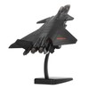 Metal Plane Model Crafted with Stand Accessories Decorative Alloy Metal
