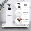 Segbeauty Refillable Shampoo and Conditioner Bottles Set, 6 Pack Empty