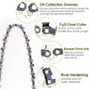 Thten 45 Link Chainsaw Chain Compatible with Husqvarna 12 inch