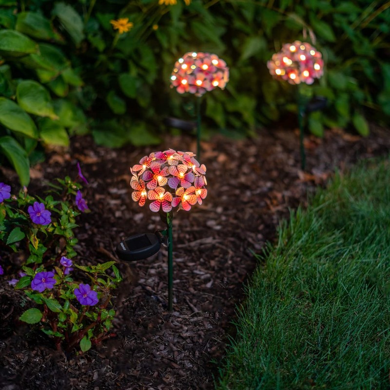 Touch Of ECO FLORALITE - Lámpara Solar LED de Metal