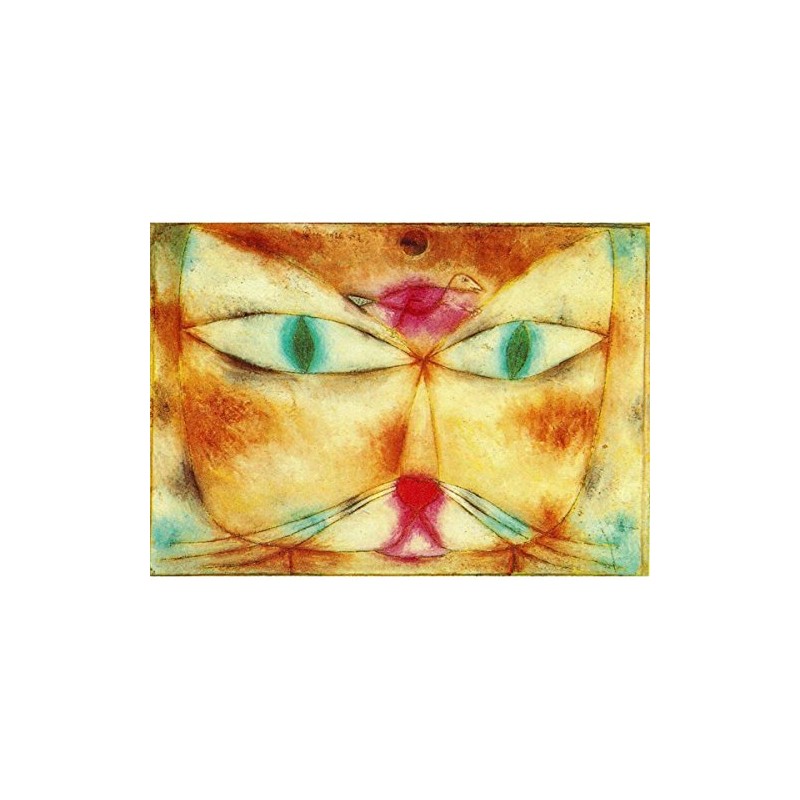 Cat and Bird by Paul Klee