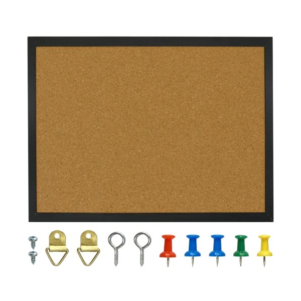 OWLKELA 14.6 X 11 Inch Cork Board Bulletin Board, Wall-Mounted