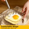 Teegxddy 2 x dough whisk, stainless steel baking tool, whisk,