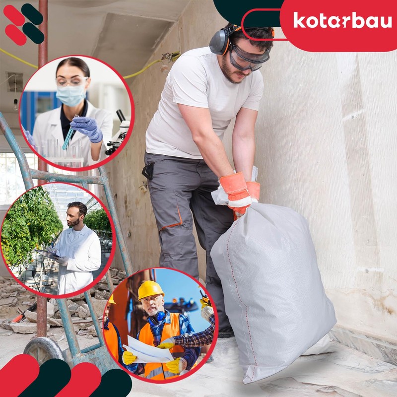 KOTARBAU® Set of 10 Polypropylene Fabric Bags 50 x 80