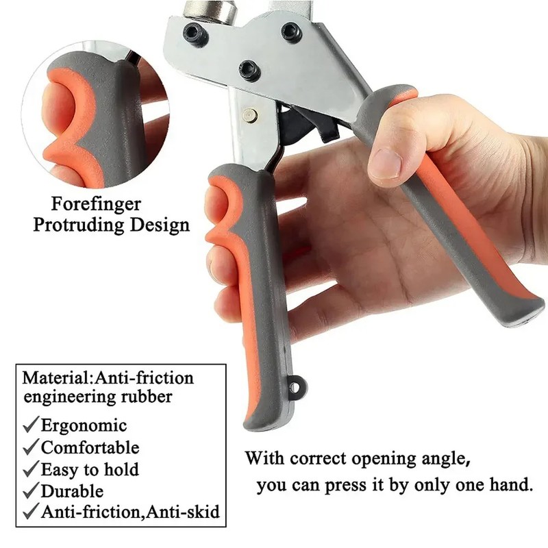 Handheld Grommet Eyelet Pliers Kit — 6 mm or 10
