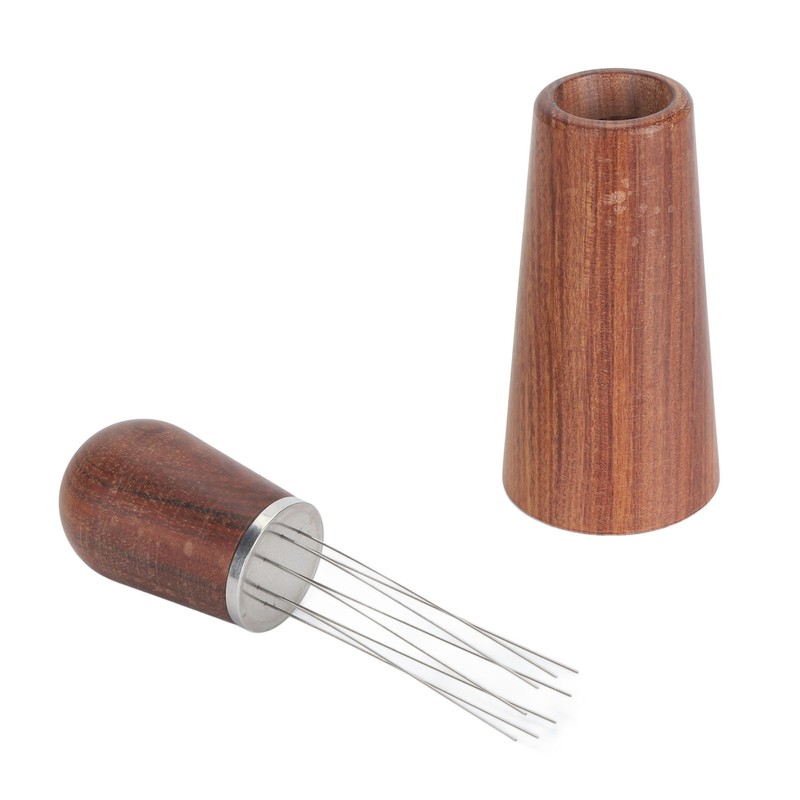 Coffee Stirrer Distribution Tool Stainless Steel Wood Handle Coffee Stirrer