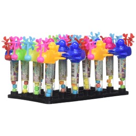 Silba Avion Candy 20 piezas, Juguetes en forma de avion y Dulce comprimido y confitado Sabor frutal, Las Delicias