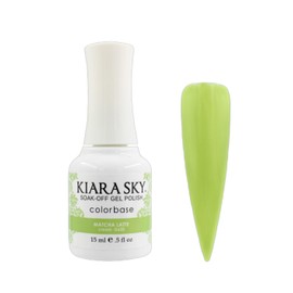 Kiara Sky Professional Nails Gel Polish Green Tones 0.5 fl oz (Matcha Latte)