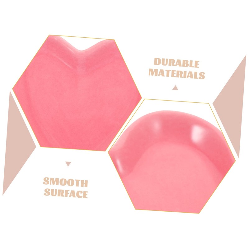 Gadpiparty Simple Yet Stylish Ceramic Jewelry Plate Heart Ring Necklace