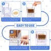 Lucxhcky 2Pcs Toothpick Holder Clear Toothpick Dispenser Automatic Toothpick Dispenser,