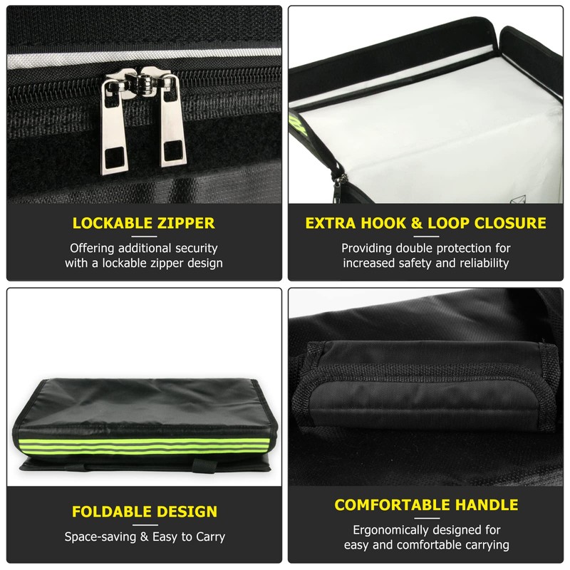 ROLOWAY Lipo Battery Bag (15 x 8.5 x 10 inch),