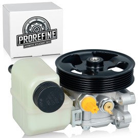 Upgraded Power Steering Pump with Pulley Reservoir Compatible with Mazda CX-7 L4 2.3L 2007-2012 CX-7 L4 2.5L 2010-2012 Replace EG2132600A BGJ6E32600B EG2132600