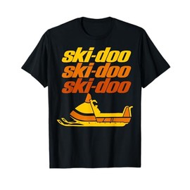 Retro Sport Quote Ski Doo Vintage Snowmobiles Funny Winter T-Shirt