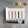 Xuthusman 10KG 360° Rotating Storage Dispenser 6 in1 Kitchen Pantry