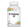 Vitamina B Complex 50 Solaray 250 Capsulas Vegetales Sabor Neutro
