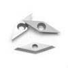 CDBP Diamond Carbide Insert Replacement Cutter for DIY Wood Turning,