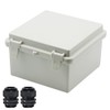 Zulkit Junction Box ABS Plastic Dustproof Waterproof IP65 Electrical Boxes